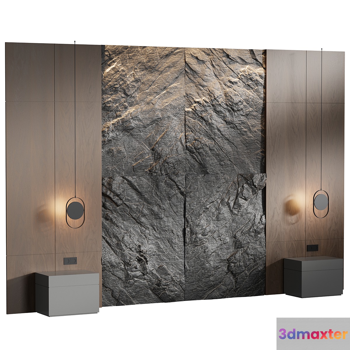 Rock Headboard 04 | Headboard