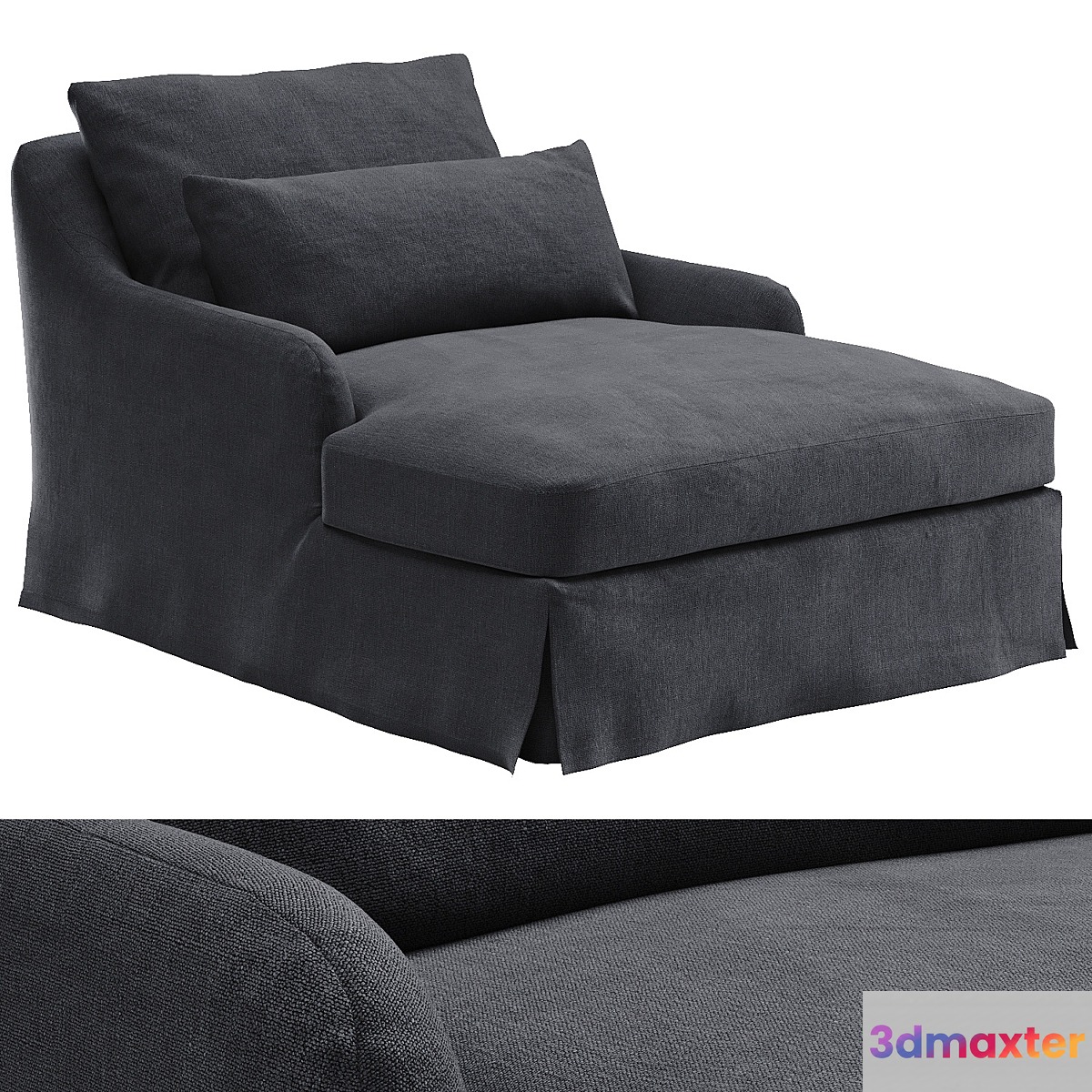 Loveseat 01 By Vincent Van Duysen Zara Home 3D Max