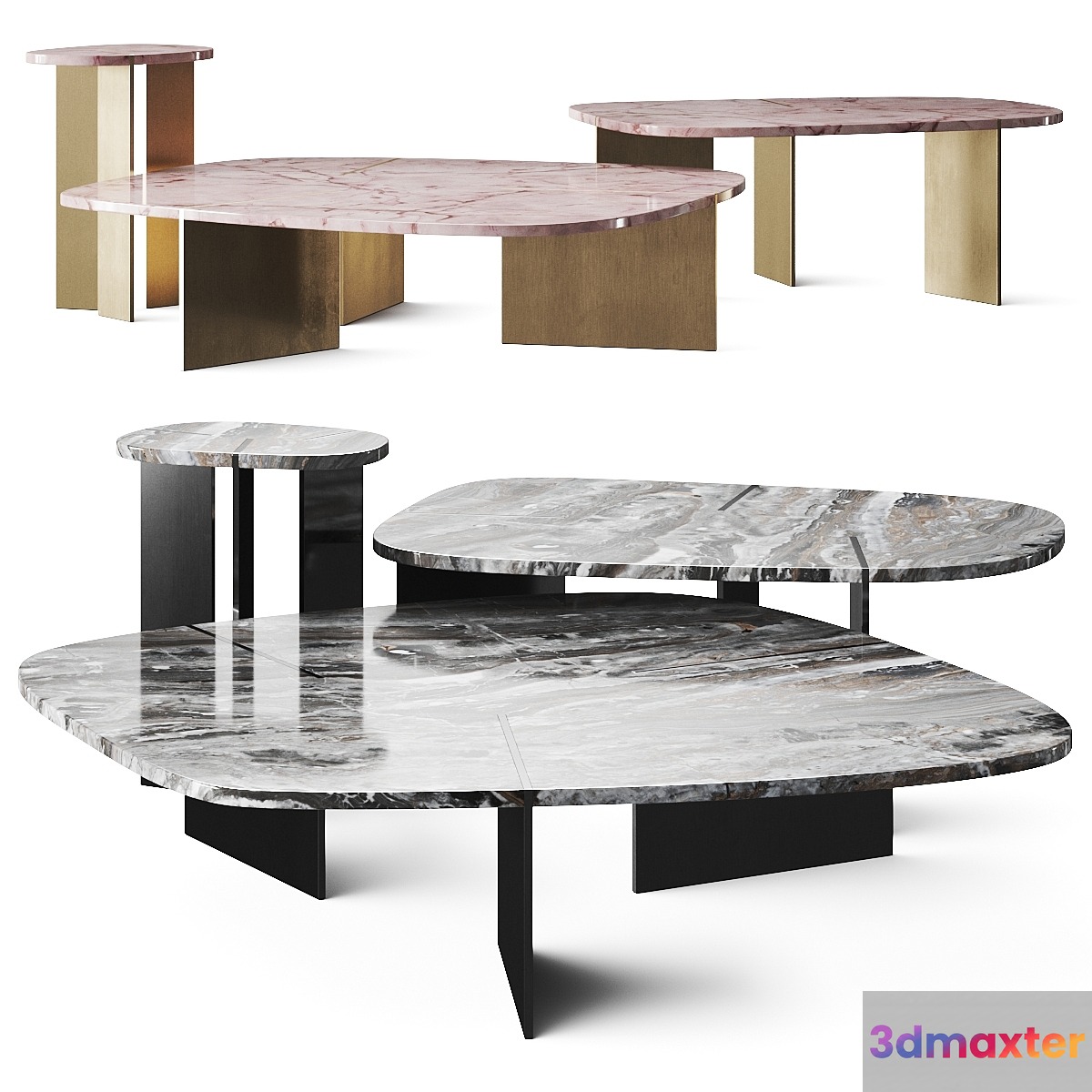 Arketipo Rumors Coffee Tables 3D Max