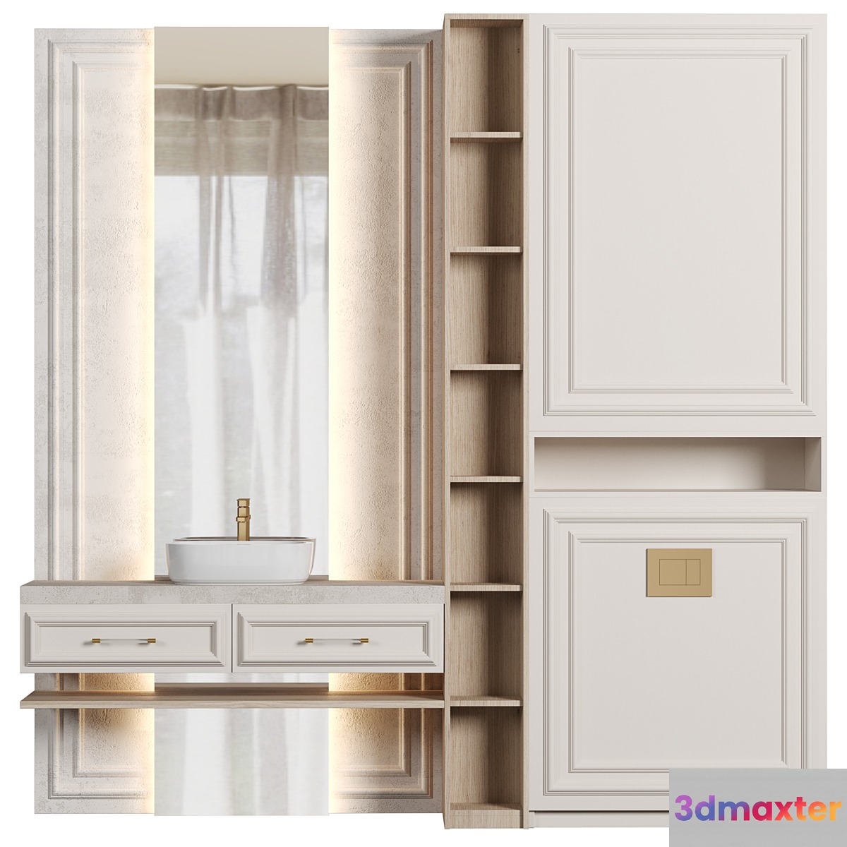 Bathroom Furniture 079 3D Max