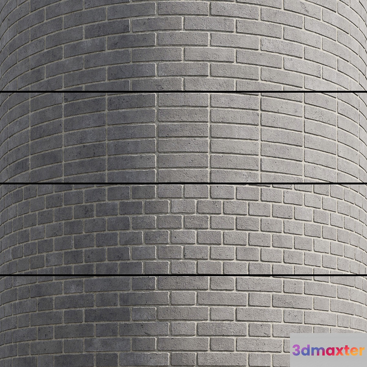 Brick Gray 3D Max