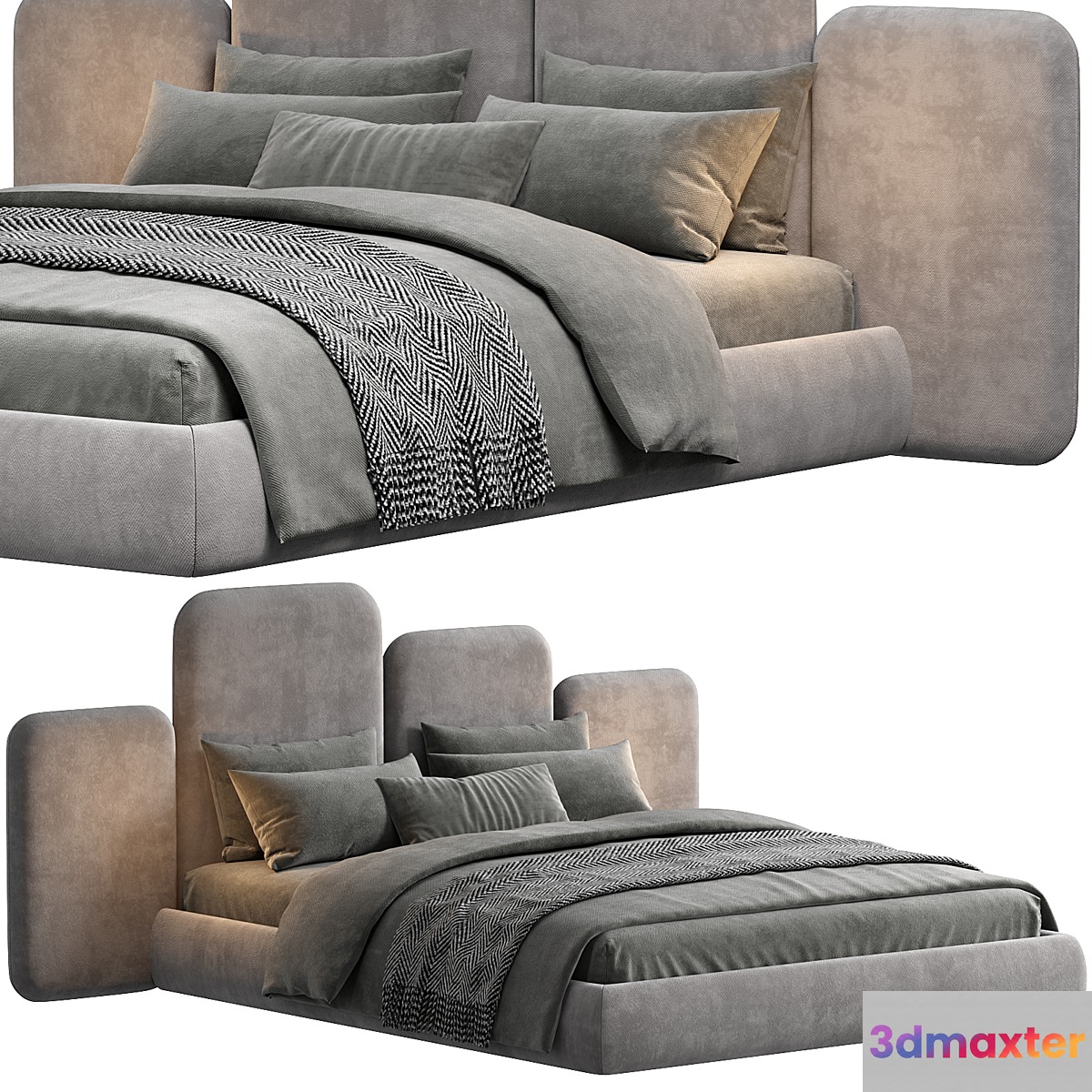 Alik kids bed 3D Max