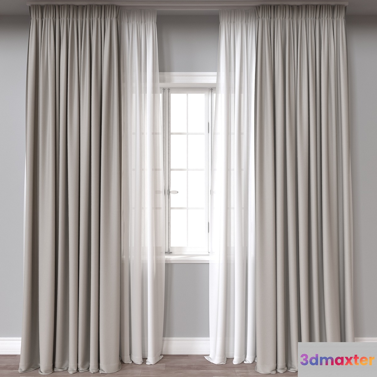 Curtain A735 3D Max