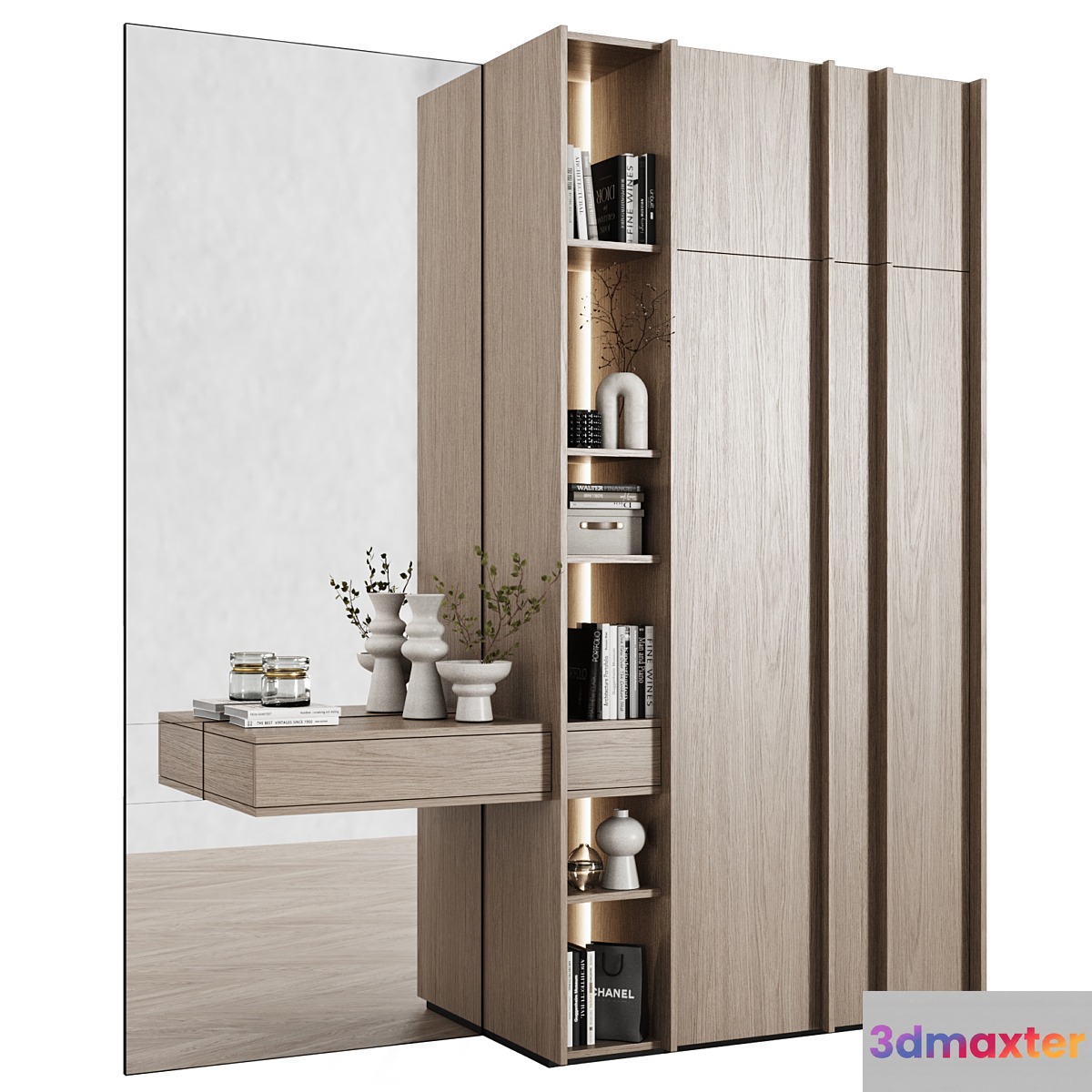 Entrance hall modular in modern style 04 3D Max