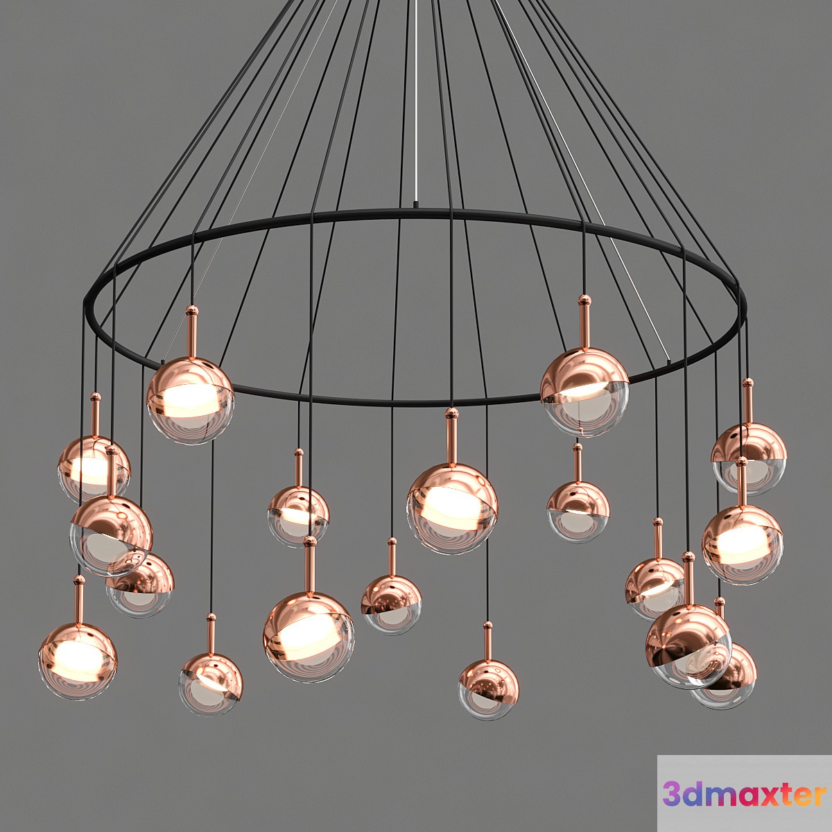 Chandelier Dora P12 3D Max