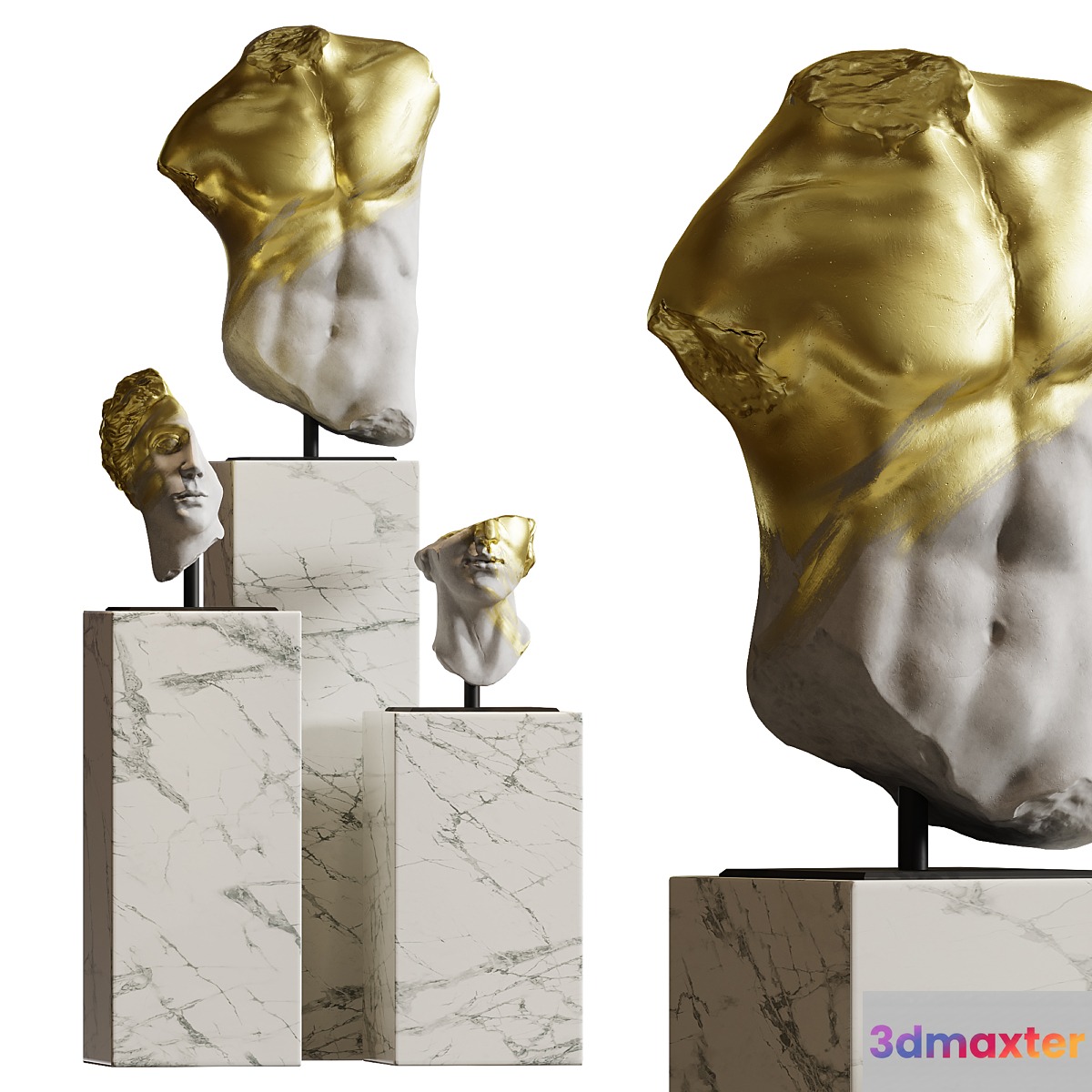 Composition of sculptures