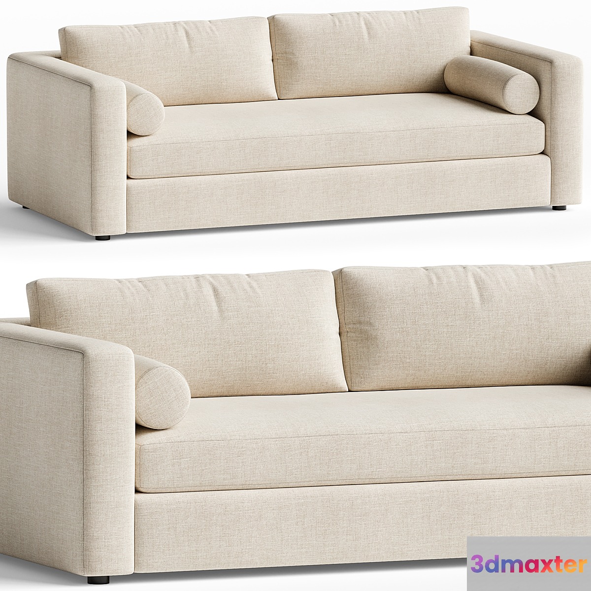 Aris Deep Track-Arm Sofa