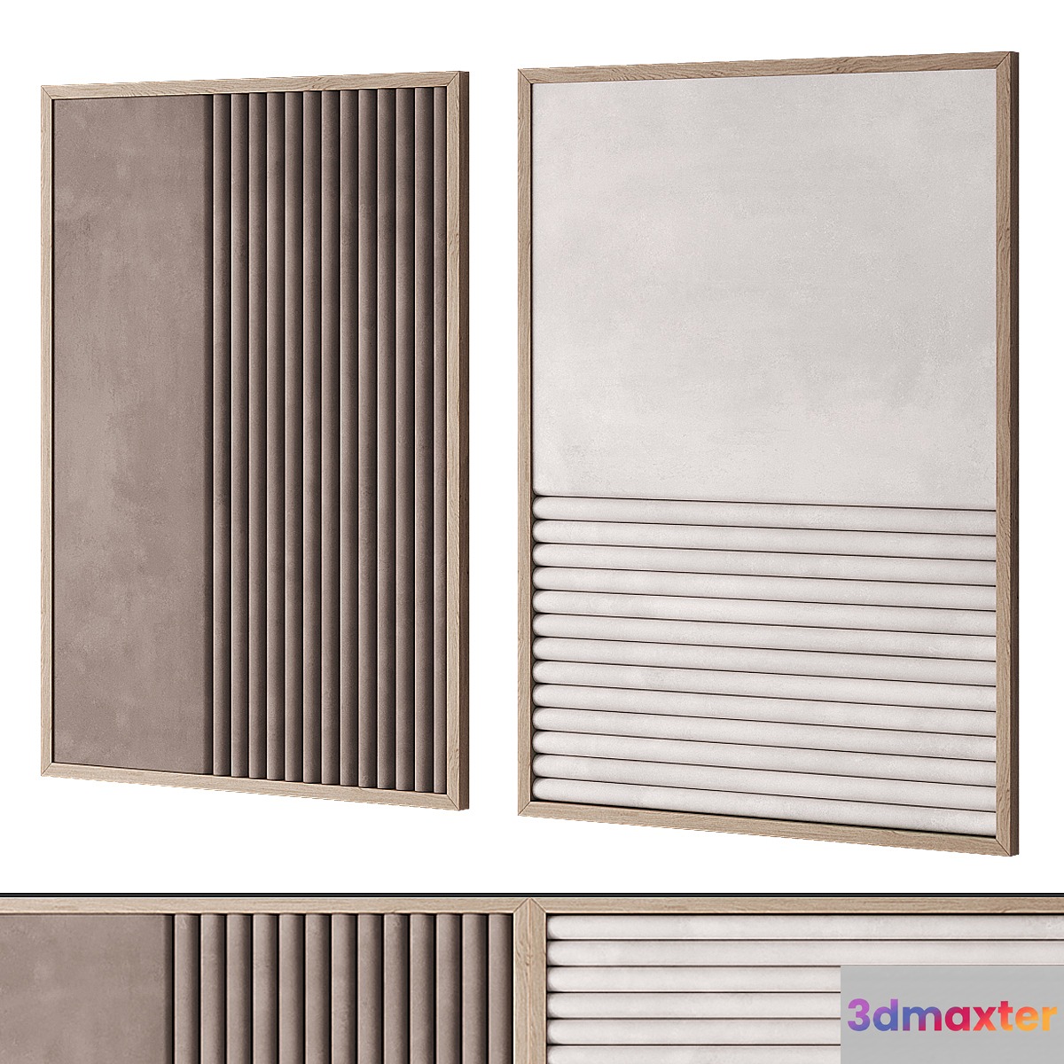 Wall decorative artwork by Karimoku