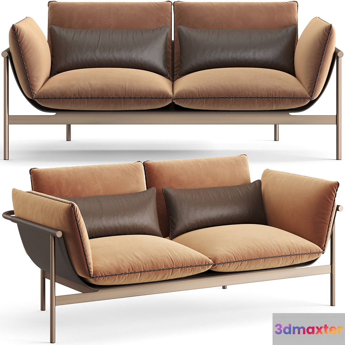 Fendi Casa Totu Sofa 2 3D Max