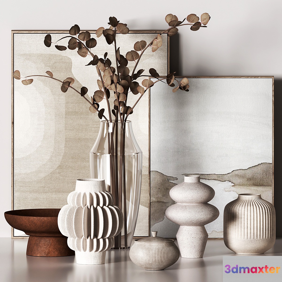 decorative set 02 3D Max