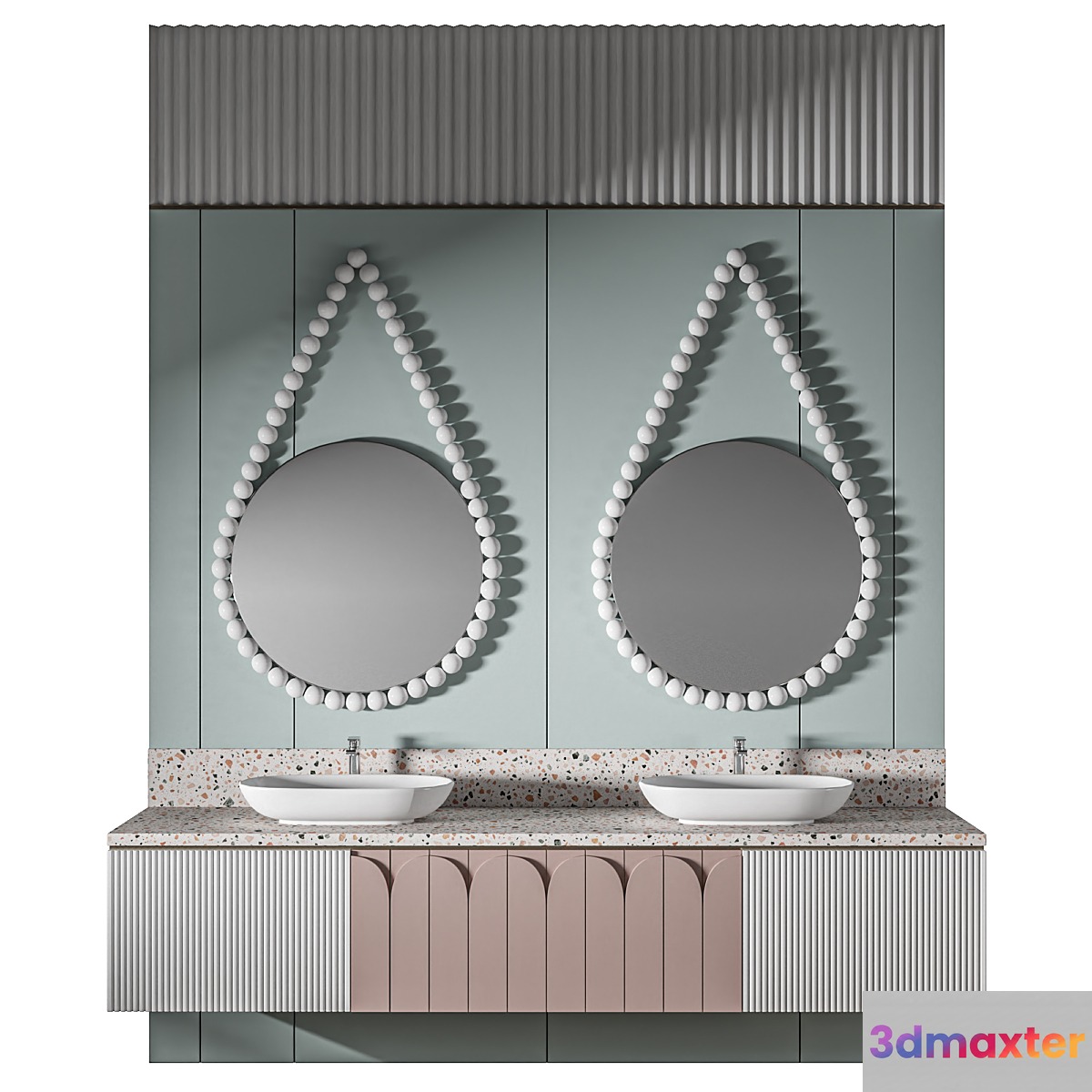 Luxury Bathroom 304 3D Max