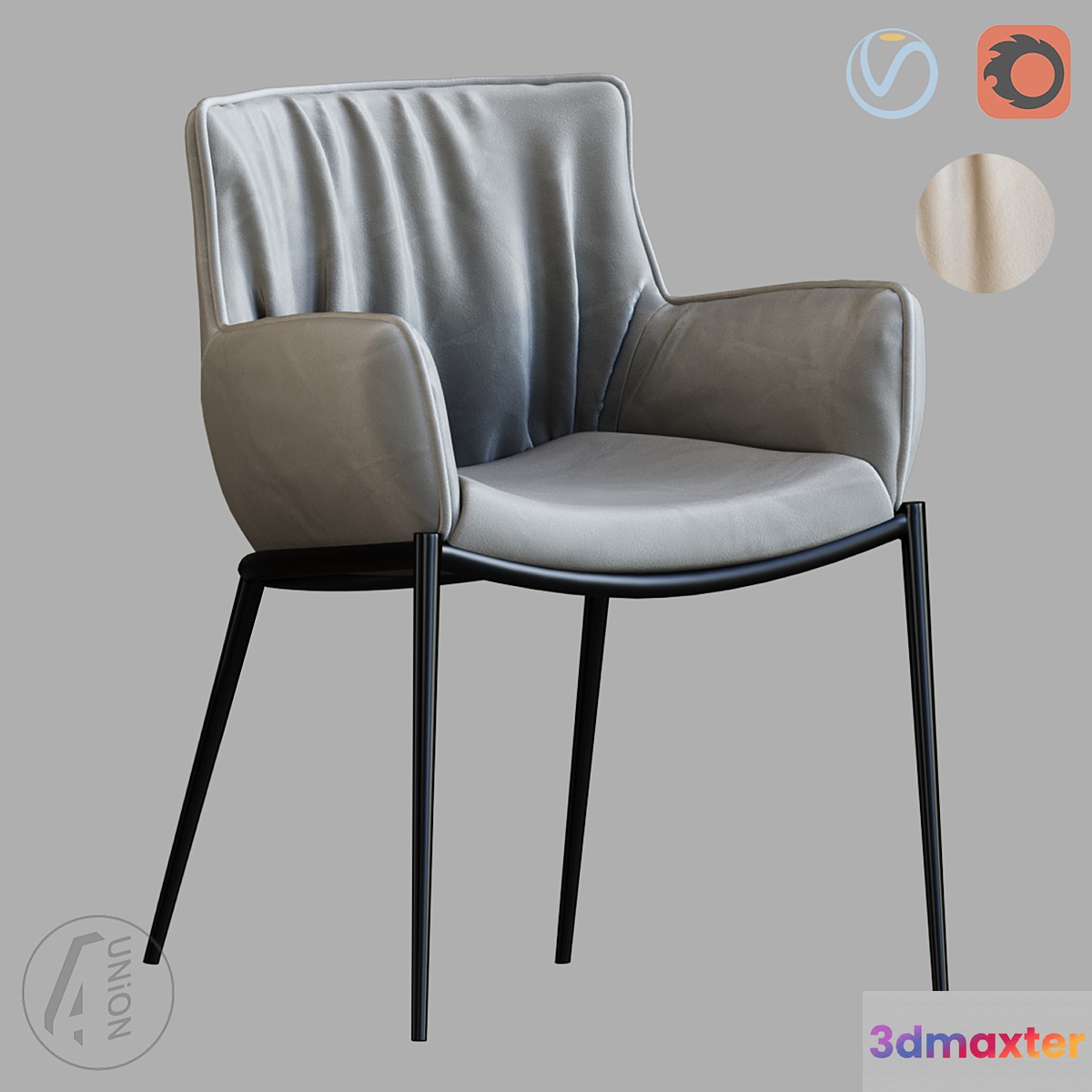 Chair GENUI S-6114 4Union.ru 3D Max