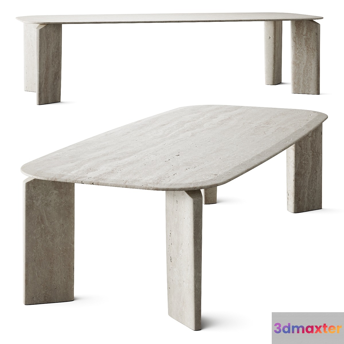 Exteta Giotto Table - No.2 3D Max