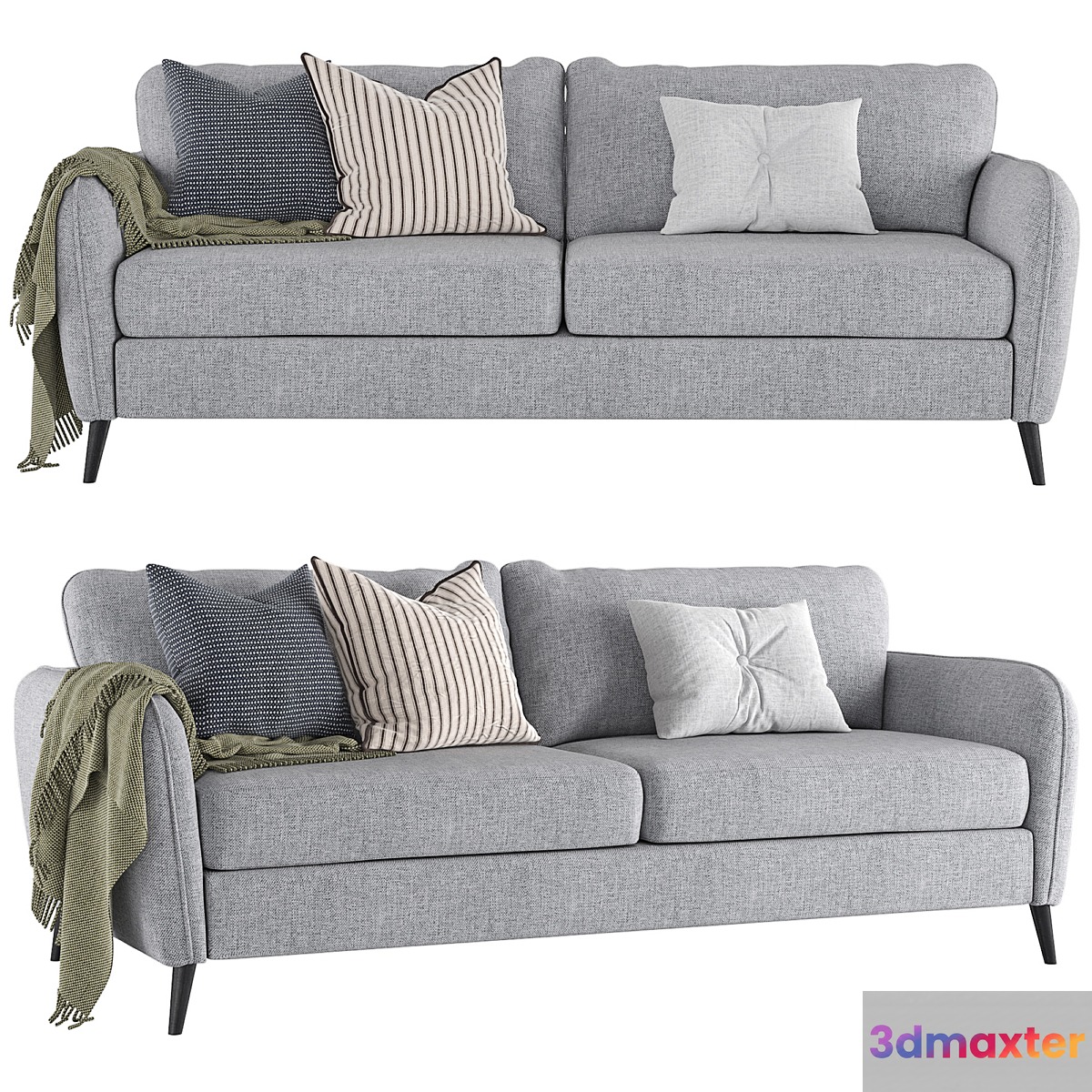 Sofa bed Copenhagen 3D Max