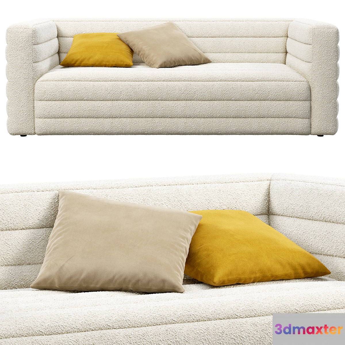 CB2 Strato Boucle Sofa - No.2
