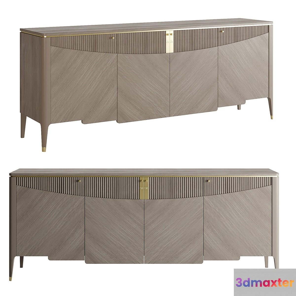 Carpanese 4 Door Sideboard