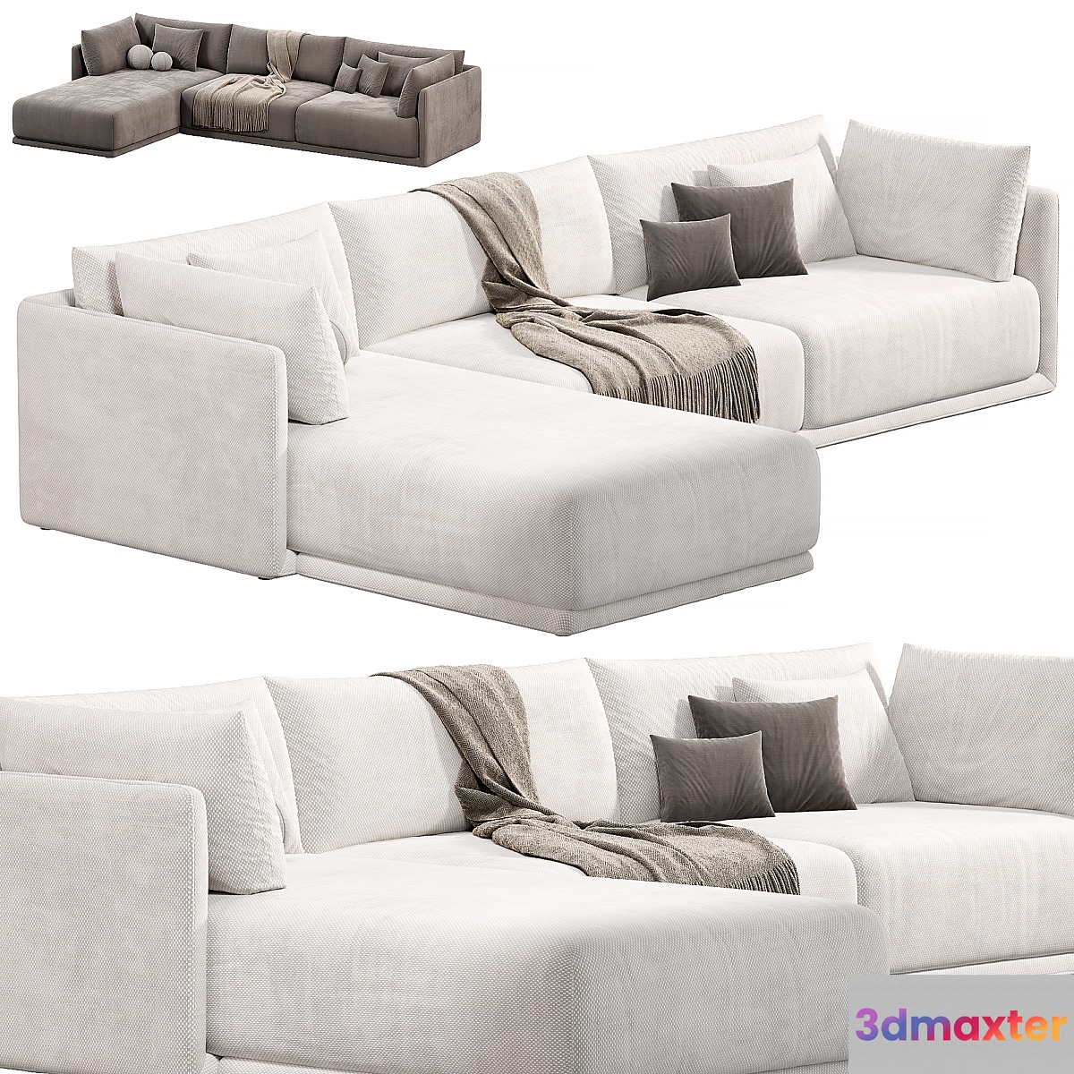 MAX Modular sofa By SP01 sofas - No.2 3D Max