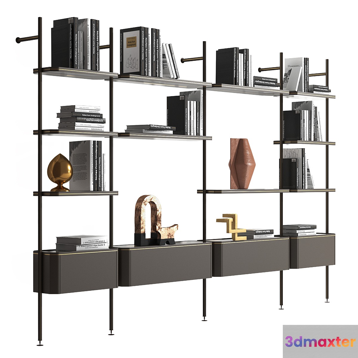Radice bookcase by Natuzzi Italia