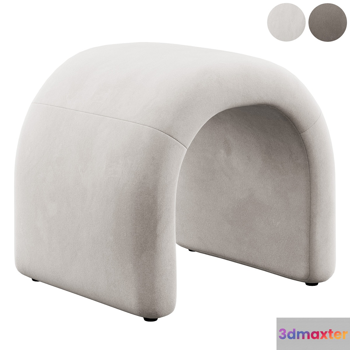 Ottoman Andeana by Mercer41 3D Max