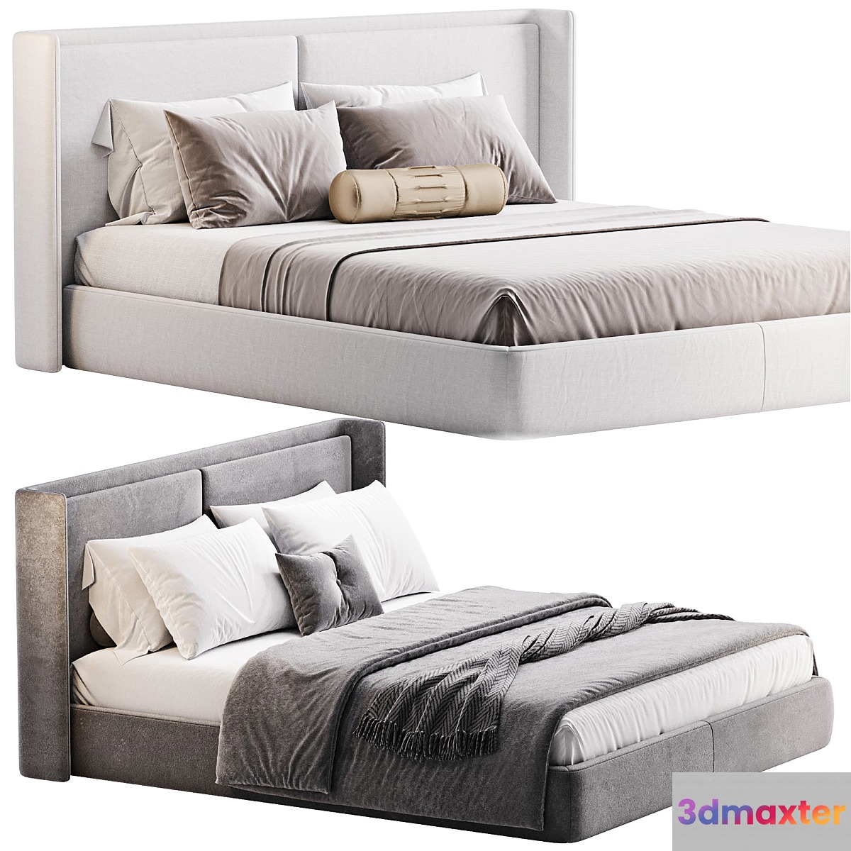 Henry Bed by The Highwall 3D Max