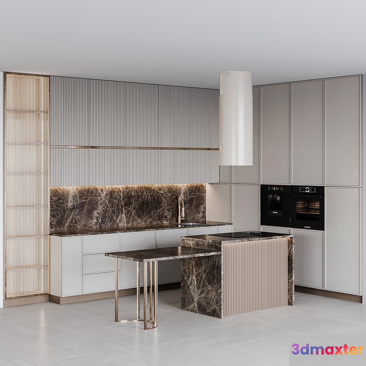 kitchen modern246 3D Max