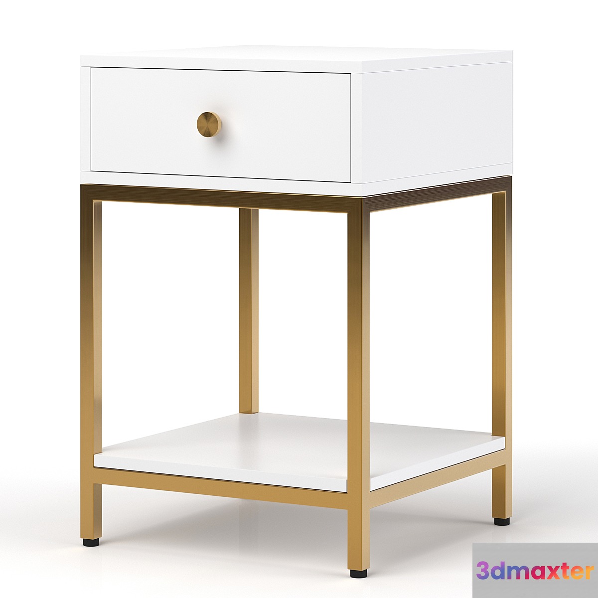 Bedside table Delaney Nightstand 3D Max
