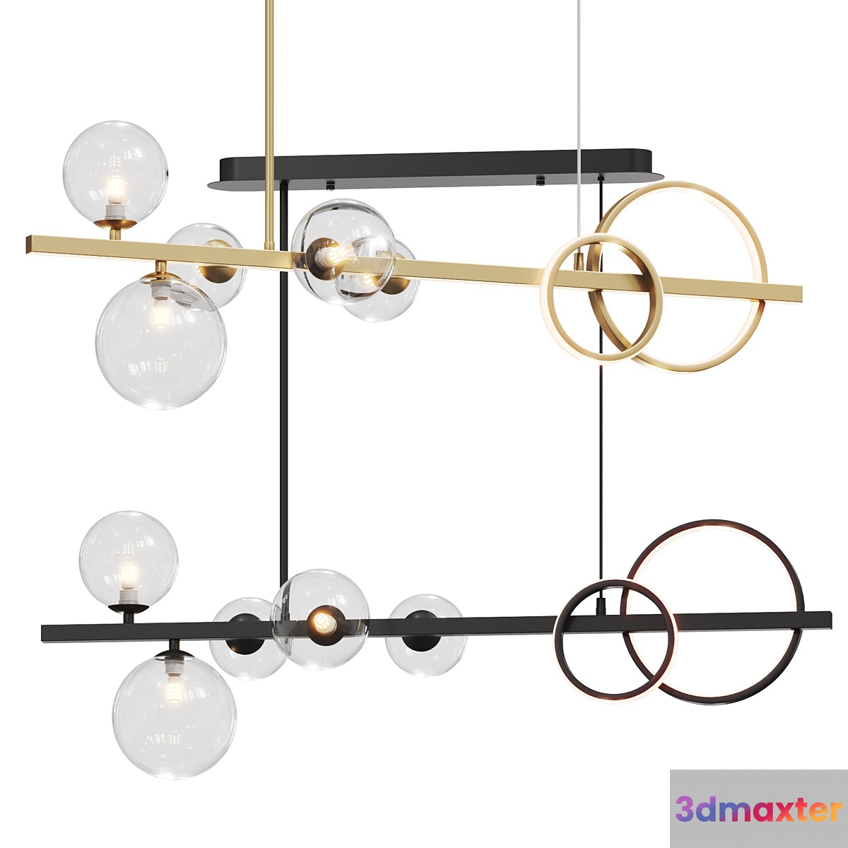 Artpad - Linear Bubble Pendant - No.2