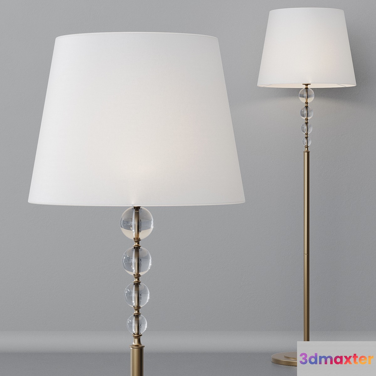 Floor Lamp Dantone Home Virginia 3D Max