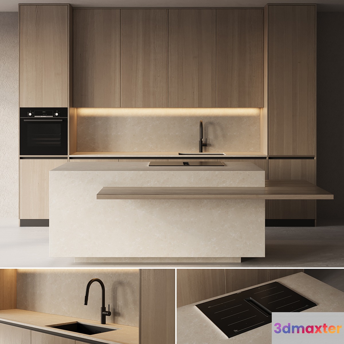 Kitchen in modern style Kitchen 02
