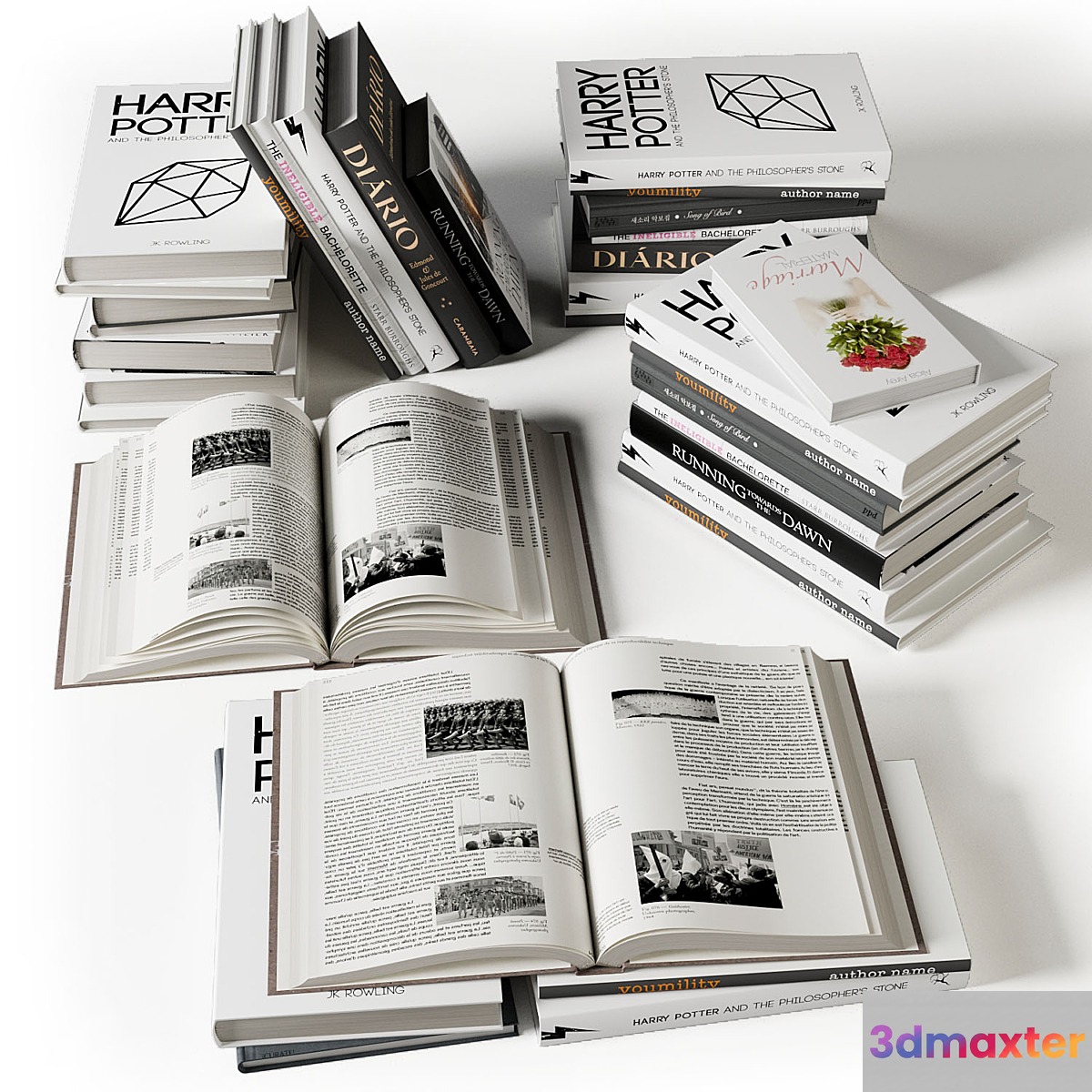 Book Collection - No.3 3D Max