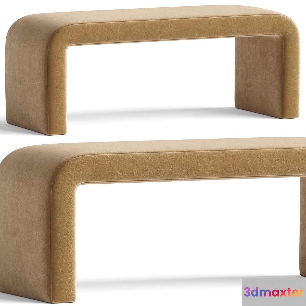 Colby Upholstered Bench Bronze