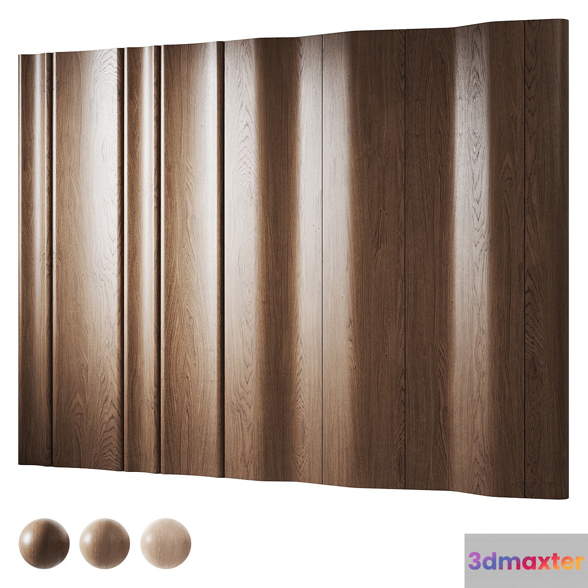 Decorative wood panels 7 3D Max