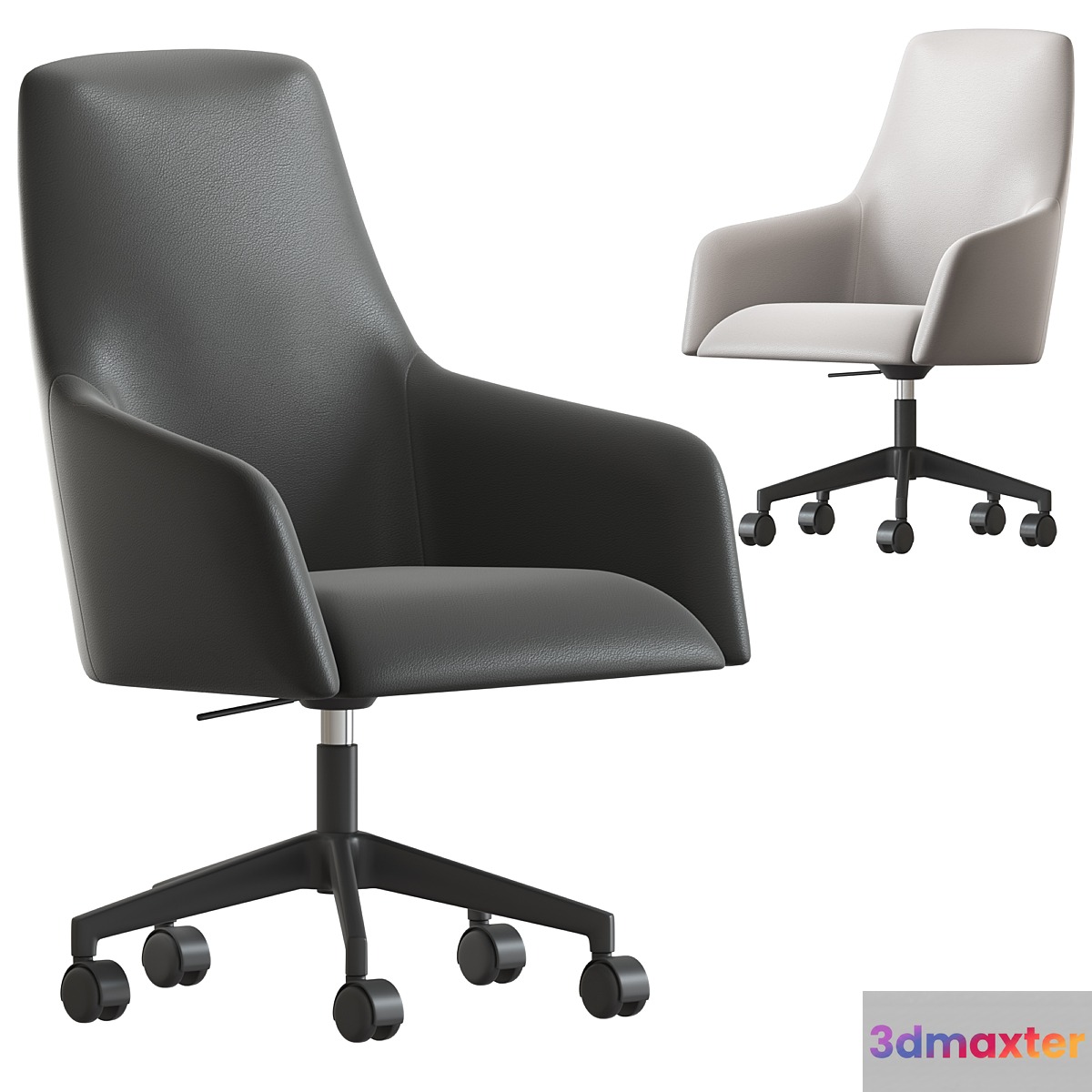 Office chair SO1471 by Andreu World 3D Max