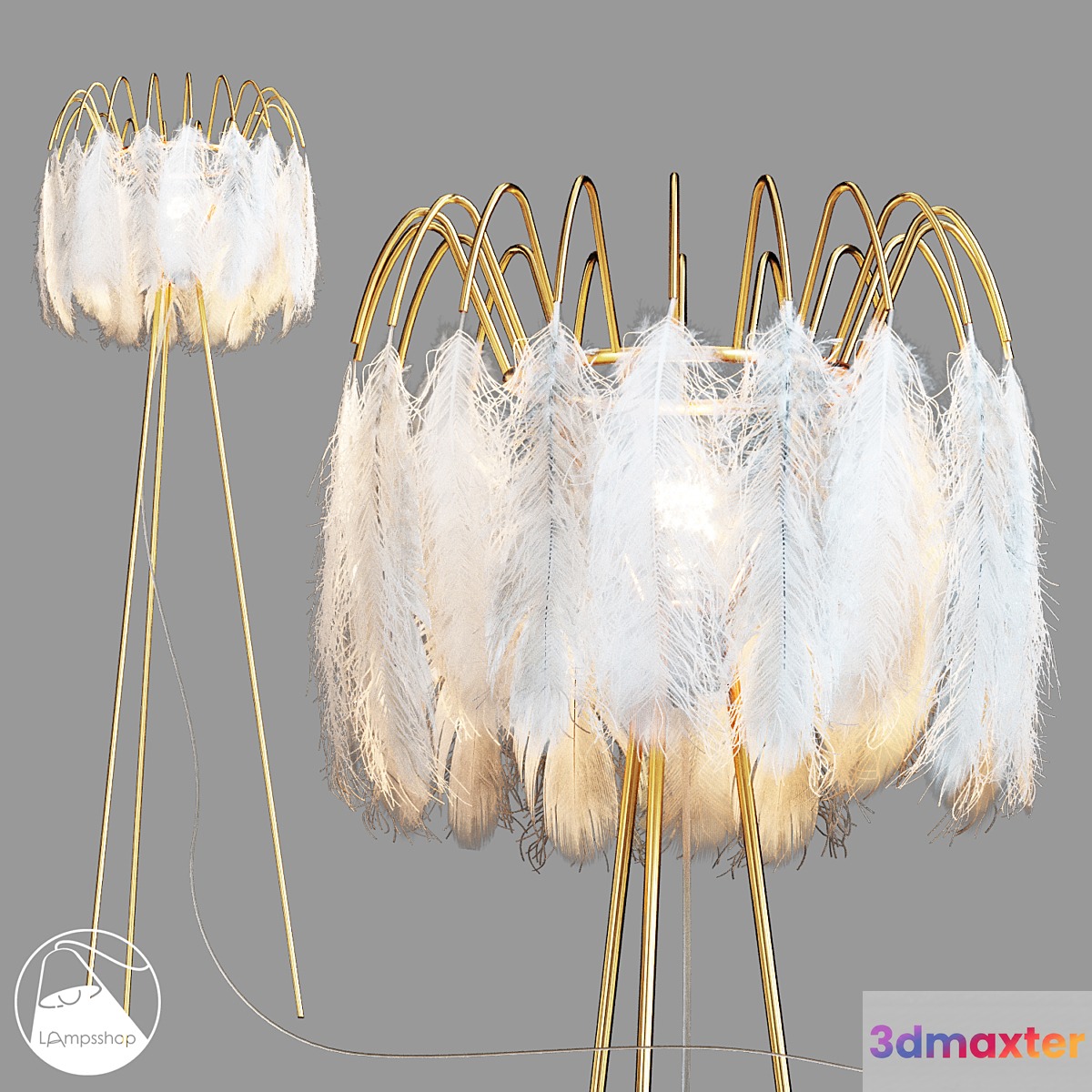 Floor lamp Ciza T6006 Lampsshop.com 3D Max