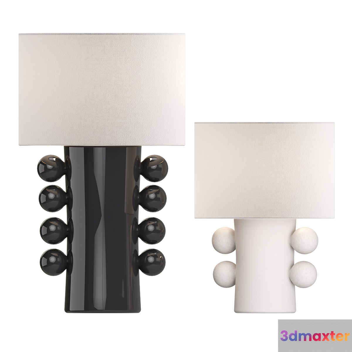 kelly wearstler Tiglia Table Lamps 3D Max