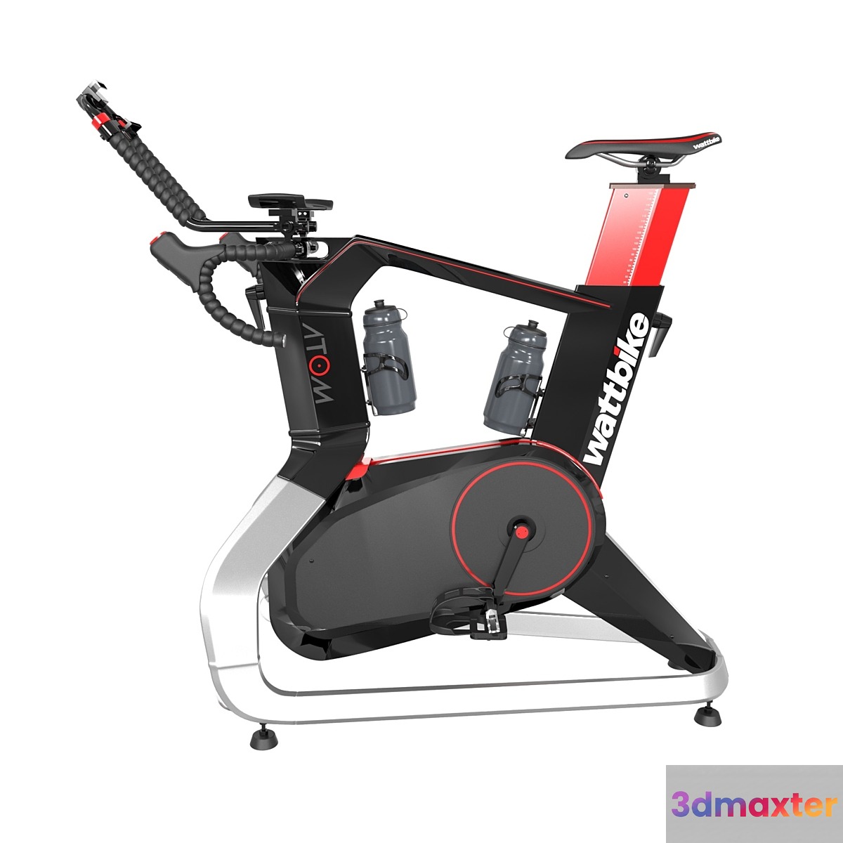 Wattbike Atom cycling gym trainer 3D Max