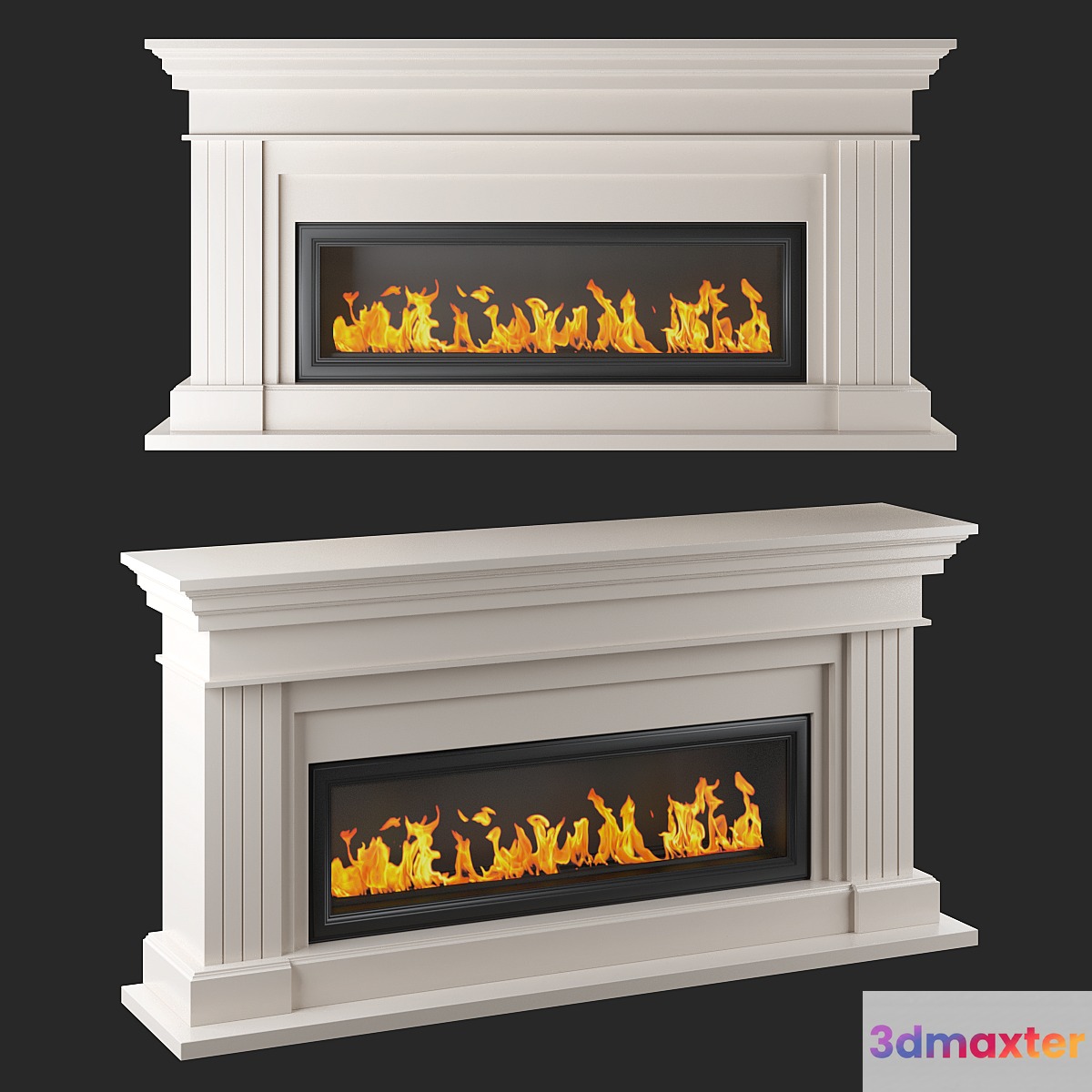 Fireplace RealFlame Ontario 42 3D Max