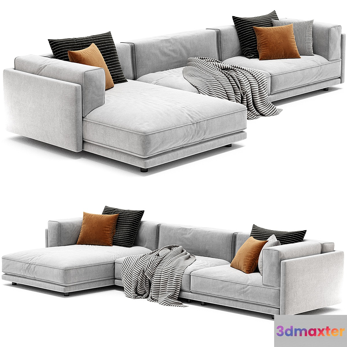 Sunday Sofa With Chaise From Blu Dot