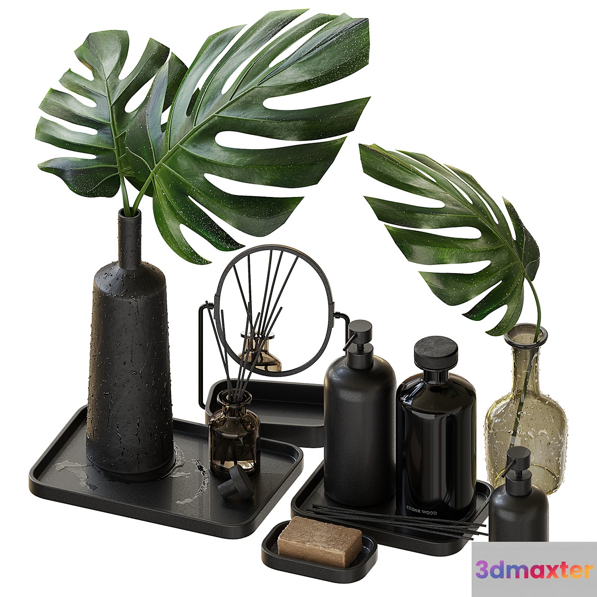 Decorative set ZARA HOME 01 3D Max