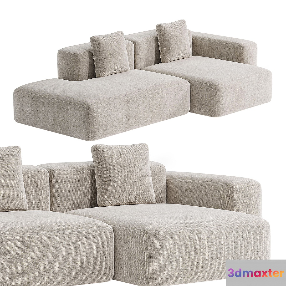 Mags Soft Sofa 3D Max