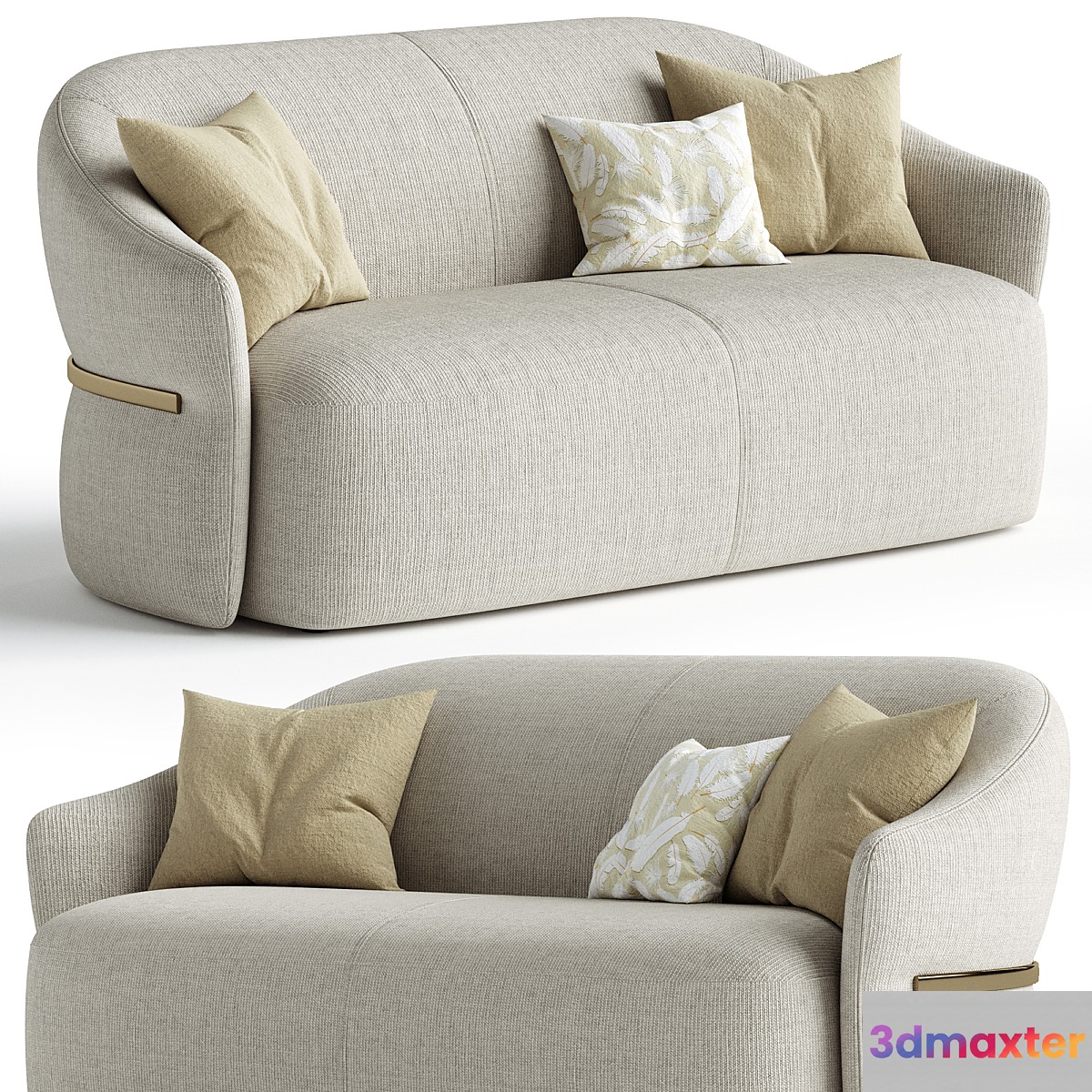 MADAME BUTTERFLY 2 seater sofa By Flou - No.2