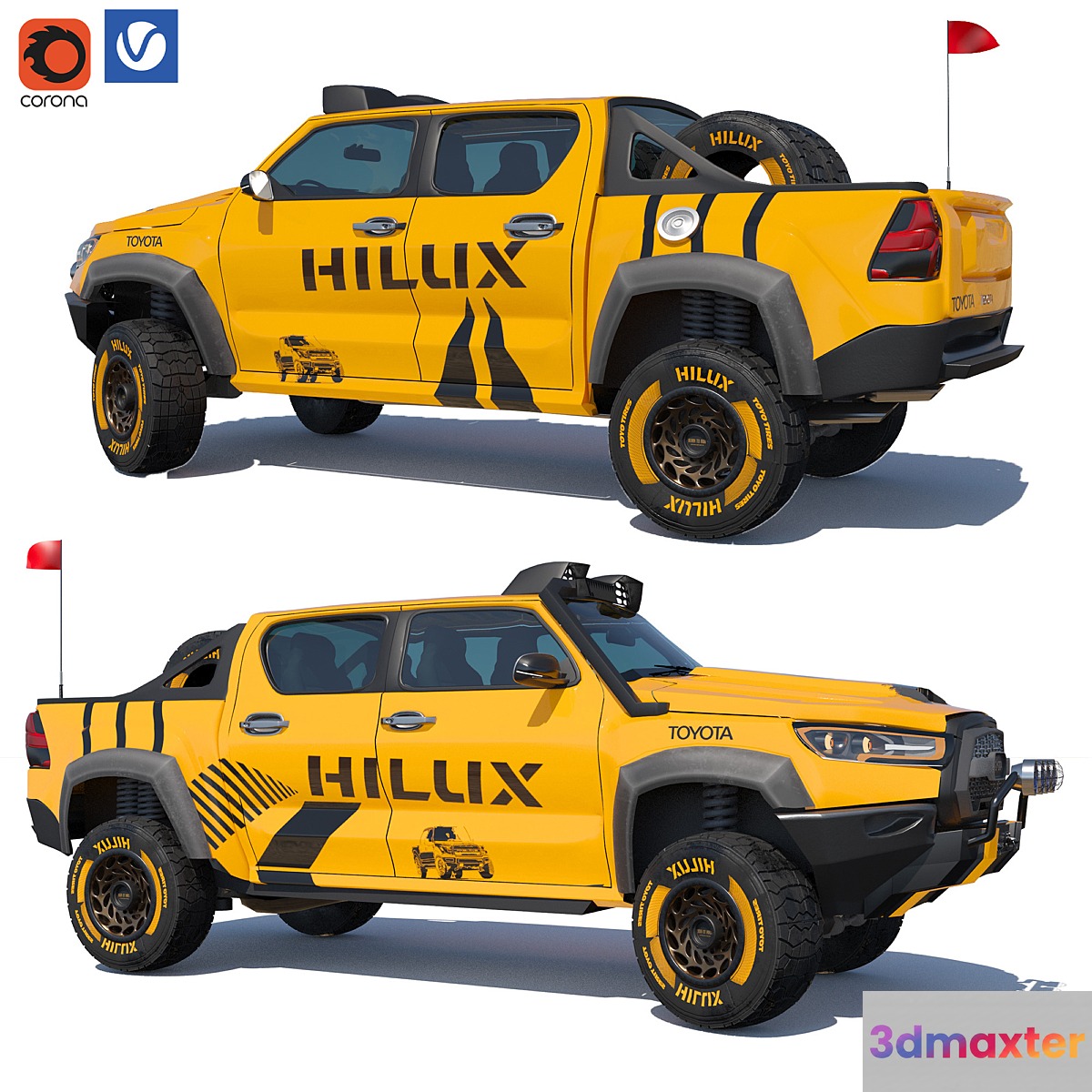 TOYOTA HILUX 3D Max
