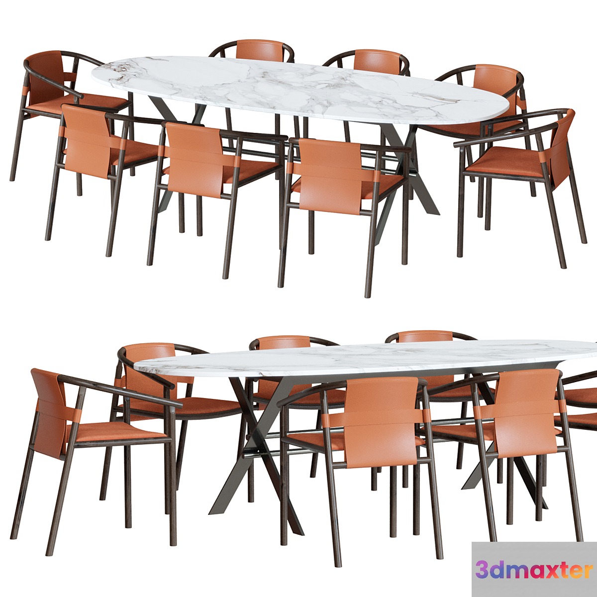 Ditre Italia Dining Group 3D Max