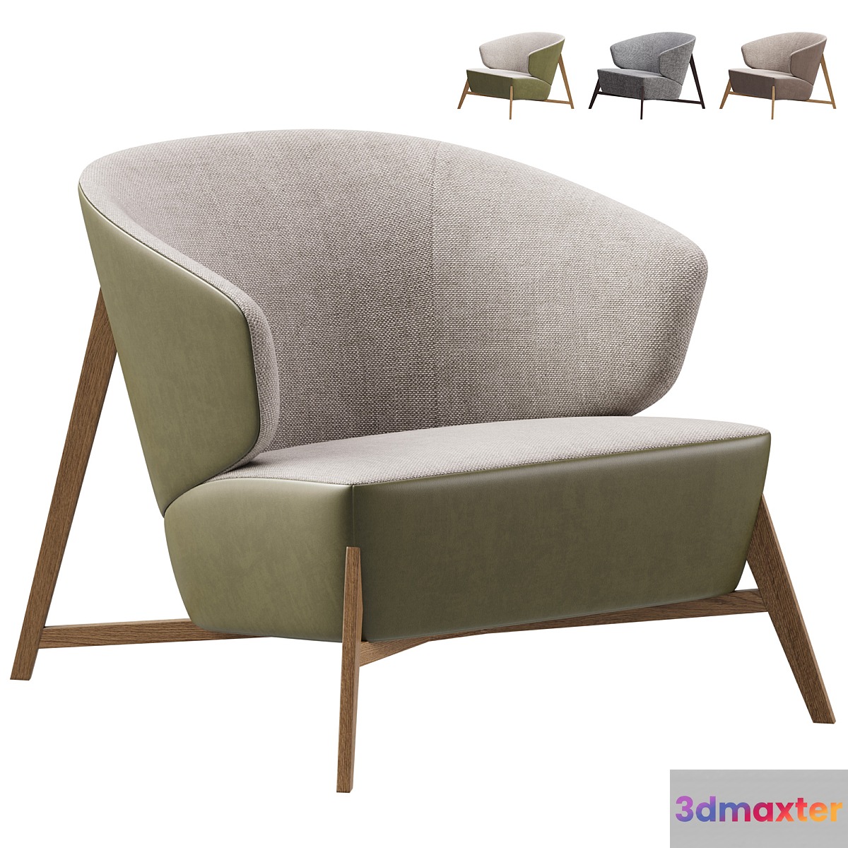 ARSENALE LC1 Armchair 3D Max