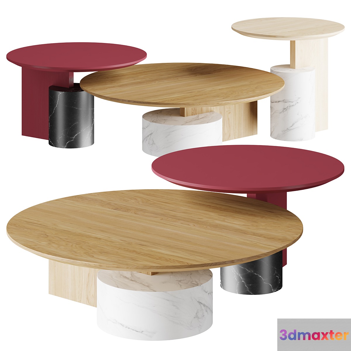 Cassina SENGU | table 3D Max