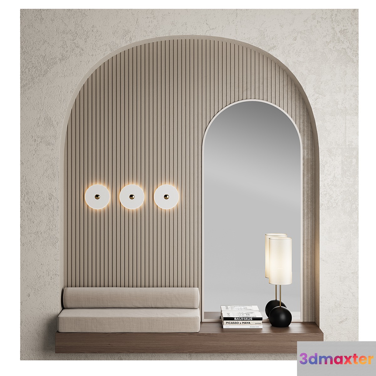 Hallway 005 3D Max