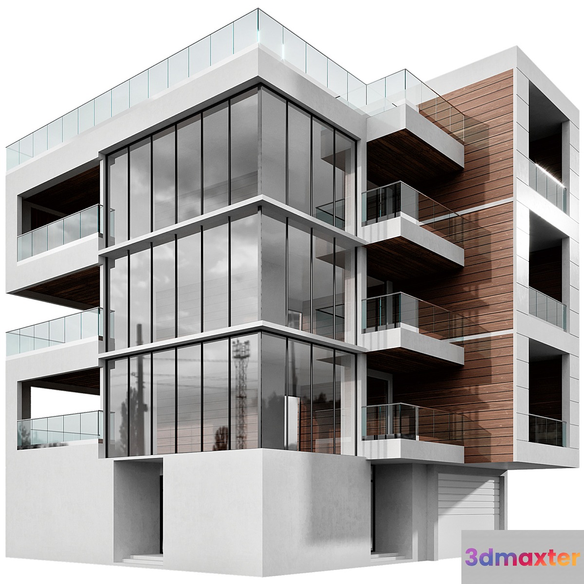 RESIDENTIAL BUILDING NO48 3D Max