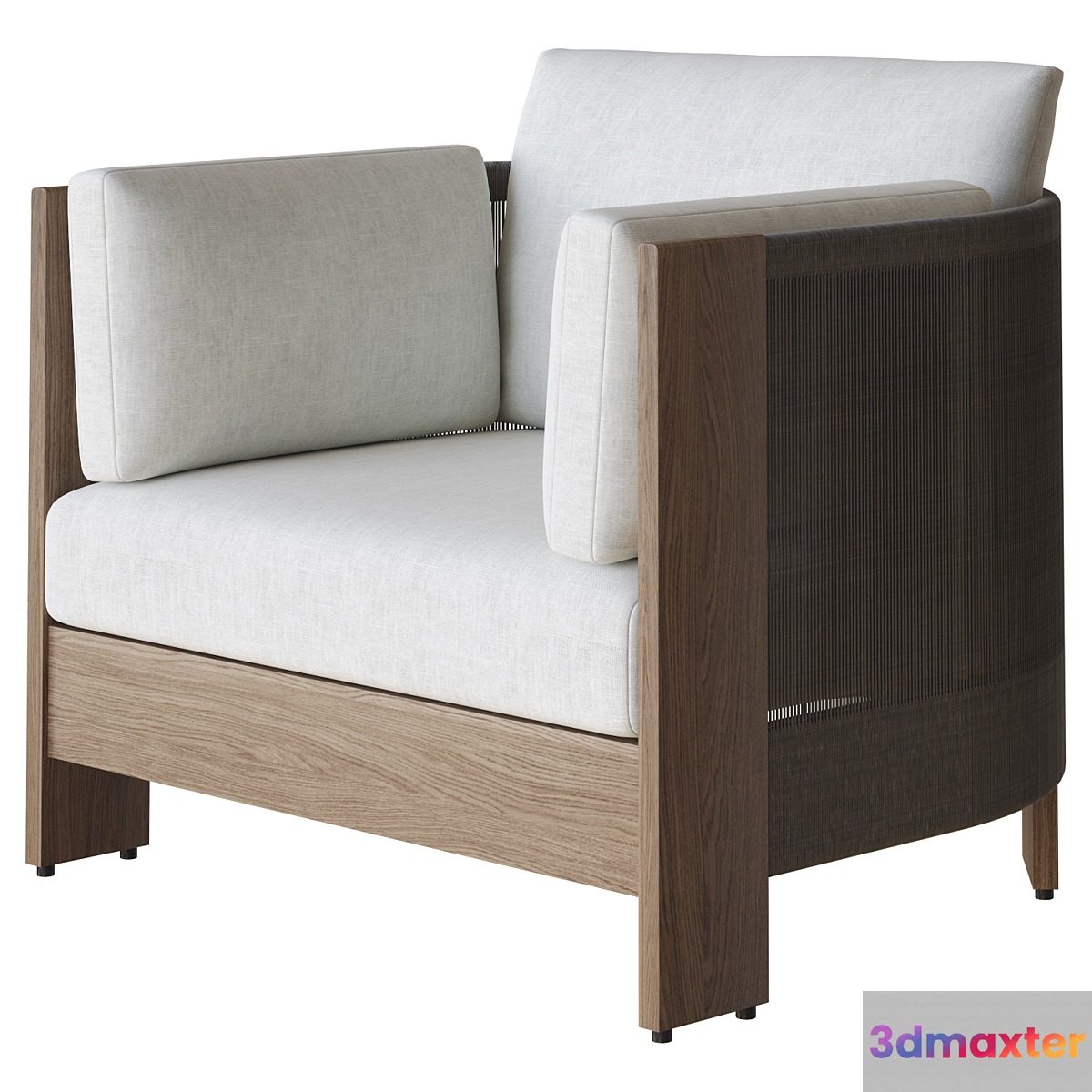 porto outdoor lounge chair by west elm 3D Max
