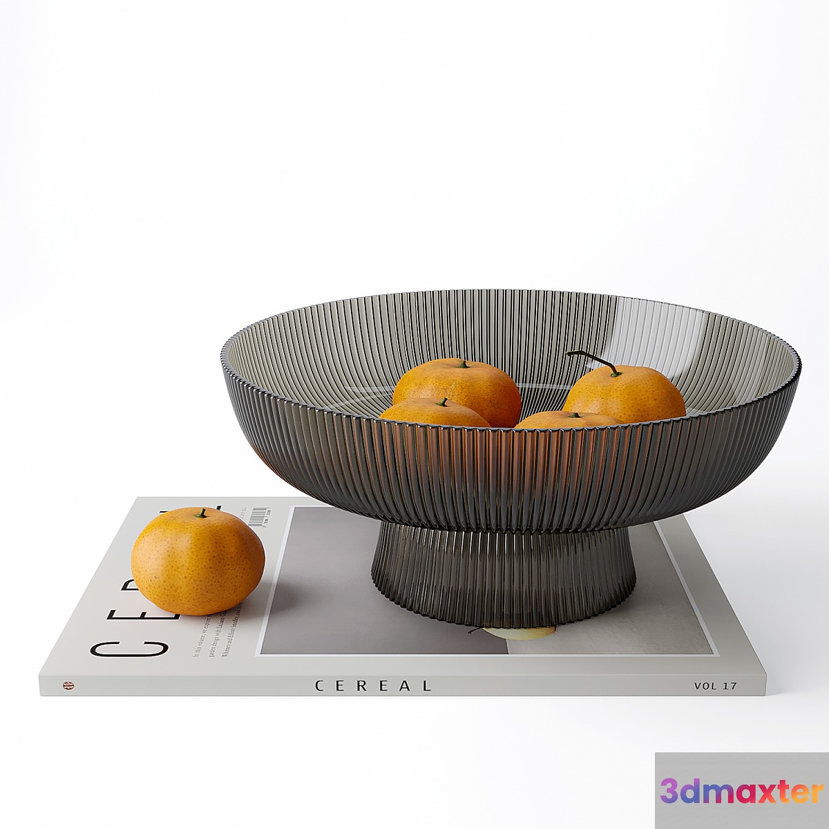 Navaris Glass Fruit Bowl 3D Max