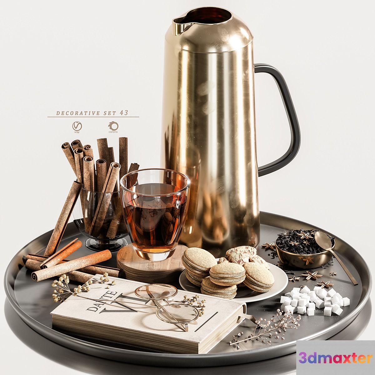 decorative set 73 - No.2 3D Max